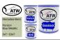 Preview: Mercedes-Benz, Horizon Blue Metallic, 347 / 5347: 1L Lackdose + 1L Klarlack + 500ml Härter - Set, von ATW Autoteile West.